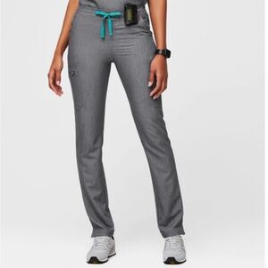 Figs Women's Gray Straight Leg Pants